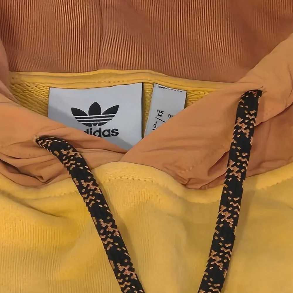 Adidas Men's Orange Jacket Size Medium